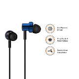 Mi Dual Driver in-Ear Earphones with Mic and Long Tangle-Free Cable(Blue)